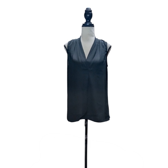 Banana Republic Tops - Banana Republic Charcoal Sleeveless Blouse